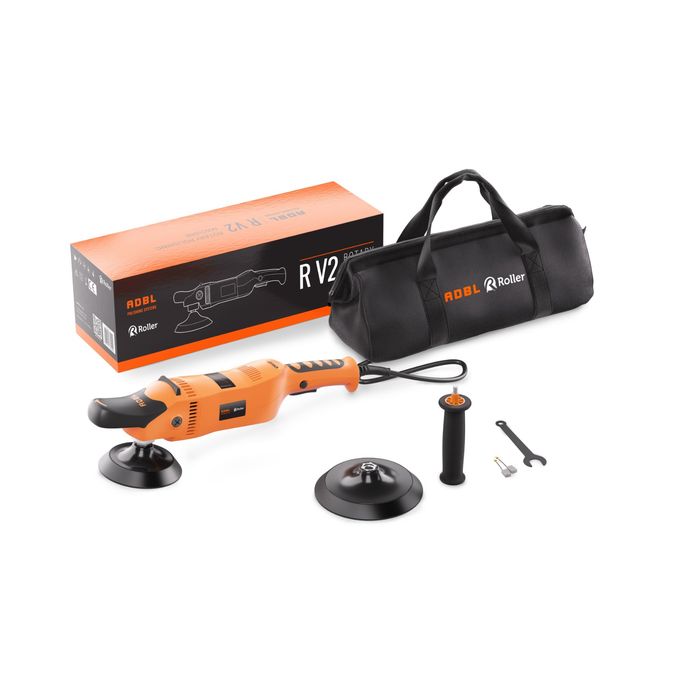 Mașină de Polish Rotativă ADBL Roller R V2 – 1050W, 700–2800 RPM, Talere 125/150mm
