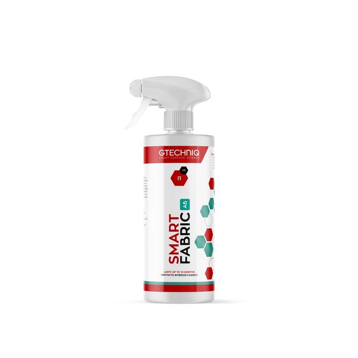 Protecție hidrofobă textile auto Gtechniq I1 Smart Fabric V3 – impermeabilizare tapițerie, mochetă și soft top