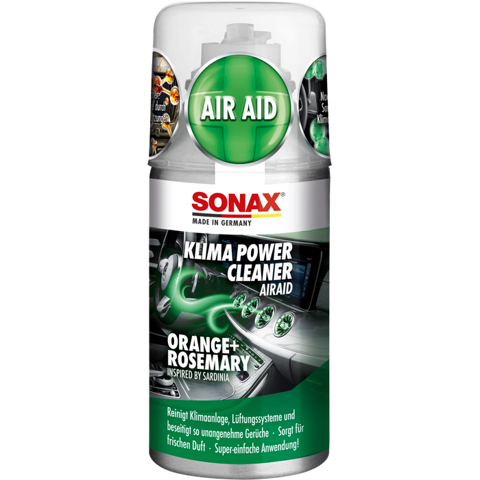 Solutie curatare instalatie climatizare SONAX AirAid Orange + Rosemary 100 ml