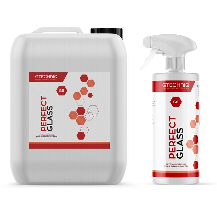 Soluție curățare geamuri auto Gtechniq G6 Perfect Glass – cleaner sticlă fără urme, antistatic