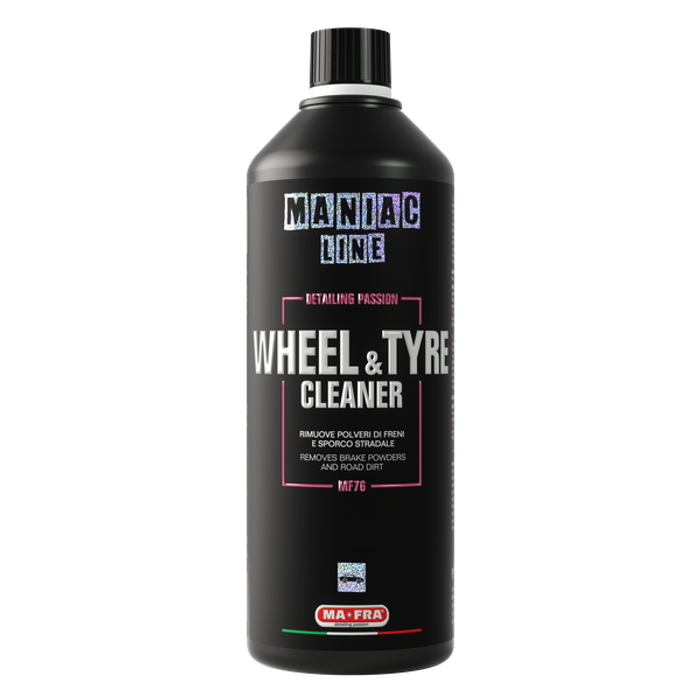 Solutie curatare jante si anvelope MANIAC WHEEL AND TYRE CLEANER 1L
