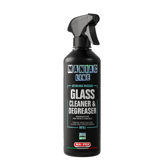 Solutie curatare si degresare geamuri MANIAC GLASS CLEANER AND DEGREASER 500 ML