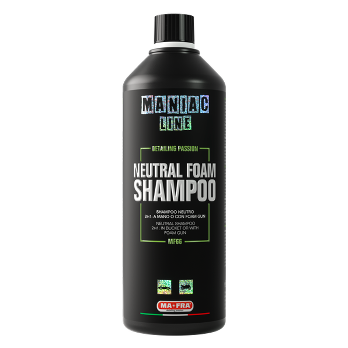 Spuma activa cu ph neutru foarte concentrata MANIAC NEUTRAL FOAM SHAMPOO DUAL 1L