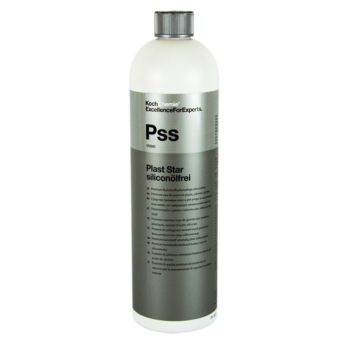 Dressing exterior plastic si cauciuc, fara silicon, Pss Plast Star Silicone and Oil Free, 1L