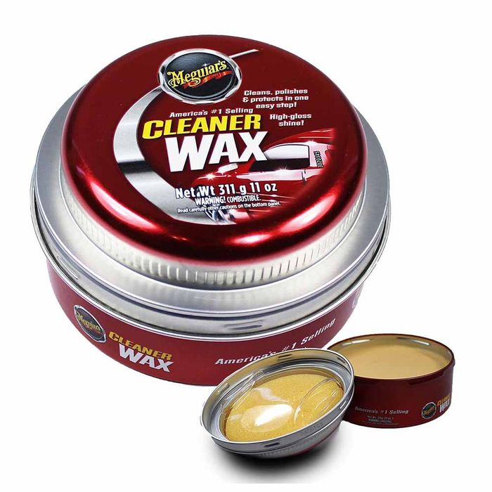 Ceara solida curatare si protectie Meguiar's Cleaner Wax A1214, 311gr