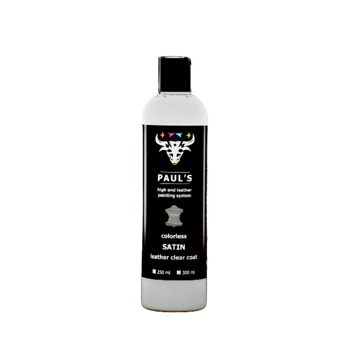 Lac satinat pentru vopsit piele Paul's Clear Coat Satin, 1L
