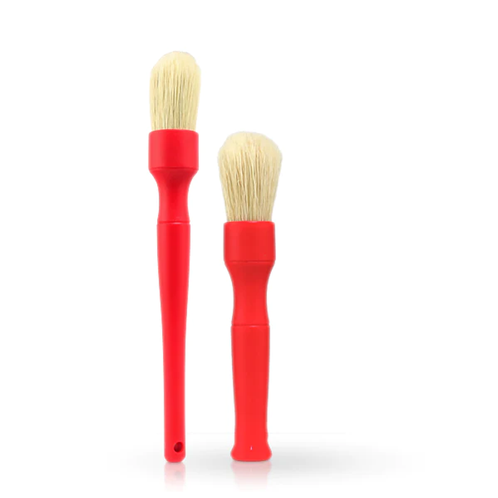 Set pensule detailing din par natural Detail Factory Boar Detailing Brush, 2 bucati