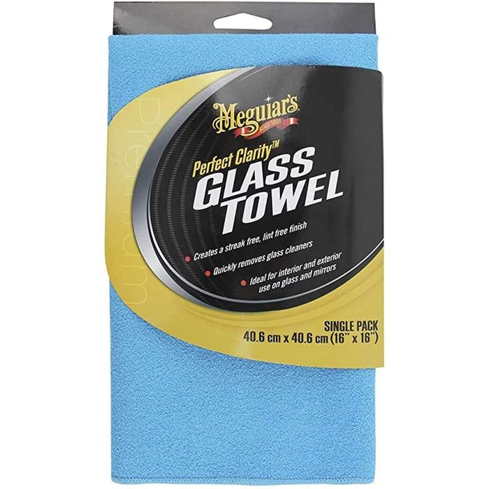 Laveta sticla Meguiar's Perfect Clarity Glass Towel Blue