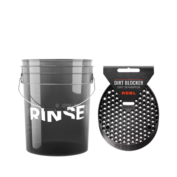 Set Găleată Clătire Auto ADBL Splushy Bucket + Dirt Blocker pentru Spălare în Două Găleți
