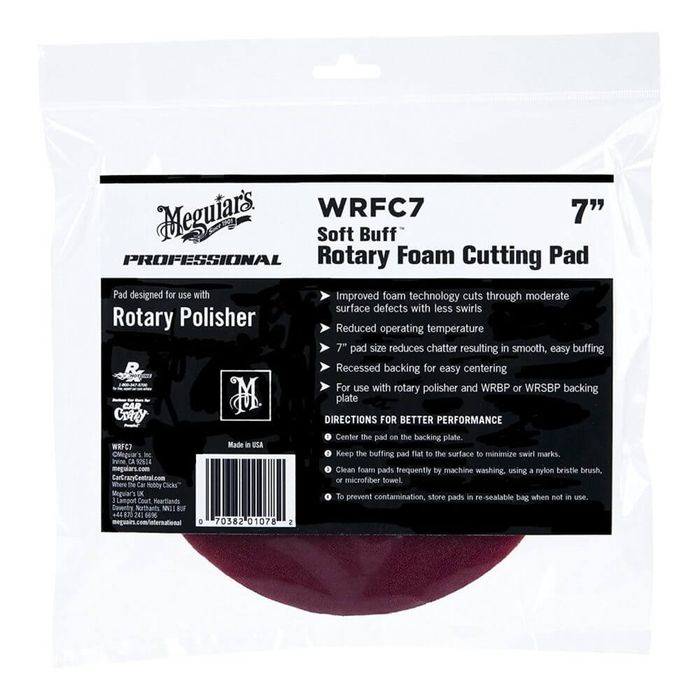 Burete polish pentru taiere - Rotary Foam Cutting Pad 7" WRFC7
